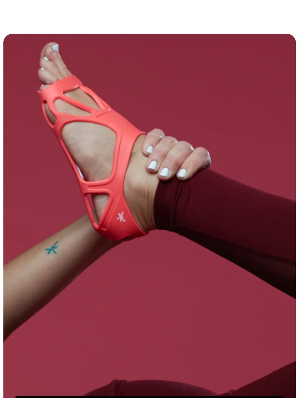 barreletics hot coral Cutout Grip Shoe